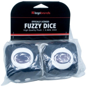 fuzzy dice with Penn State Athletic Logo
